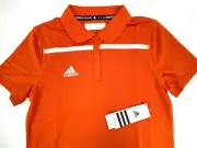 Adidas Climalite (Women's) Coach Polo Shirts-Orange/White Various Sizes