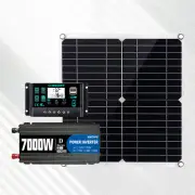 7000W Solar Kit 12V 110V Inverter Battery ChargerLighting/Camping 300W PanelkbVI