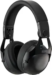 KORG NC-Q1 Noise Cancelling Over-Ear DJ Headphones with Bluetooth, Black, One Size