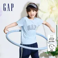 在飛比找momo購物網優惠-【GAP】兒童裝 Logo圓領短袖T恤-藍色(890530)