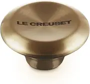[Le Creuset] Signature Casserole Knob Blister Pack, Ligth Gold, 5.7 cm Size