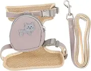 POPETPOP Adjustable Cat Harness and Leash Comfortable Pet Vest for Kittens and Cats Durable Walking Rope for Outdoor Activities for Pet Supplies