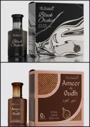 Al Nuaim Black Orchid 9.9ML & Ameer Al Oudh 9.9ML Attar (pack of 2)