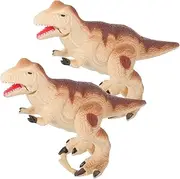 HOOTNEE 2pcs Dinosaur Shape Educational Wind Up for Fun Clockwork Dinosaurs Engaging for Boys Promotes Hands Skills Imagination