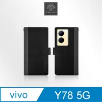 在飛比找PChome24h購物優惠-Metal-Slim Vivo Y78 5G 雙料撞色前扣磁