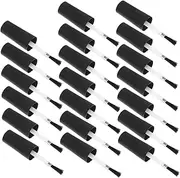 HAPINARY Replace Your Nail Polish Bottle Brush 20pcs Soft Bristle Replacement Brush for Gel Liquid Polish