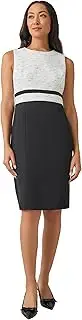 [Kasper] Women's Sheath Dress W/Waistband Frame