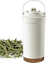Ceramic Tumbler with Lid, Ceramic Lined Coffee Travel Mug, Reusable Leakproof 500ml Portable Water Bottle for Camping Work Home Outdoor Kitchen
