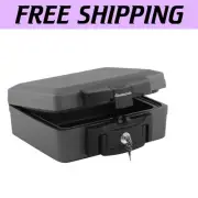 Key-locked Fireproof & Waterproof Safe Box - Perfect for Money & Passports
