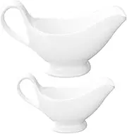 Hoement Gravy Boat Sauce Cup Set Condiment Bowl for Occasions Birthday Wedding