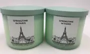 Bath & Body Works Springtime In Paris Scented 3 Wick Candle 14.5 oz S/2 #A228