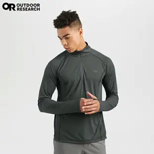 美國【Outdoor Research】Men’s Echo Quarter Zip/男款排汗透氣快乾半門襟長袖運動衣《長毛象休閒旅遊名店》