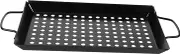 Household Non Stick Grilling Pan Large BBQ Grill Tray Outdoor Baking Plate for Camping and Backyard Barbecue for Long Term Use