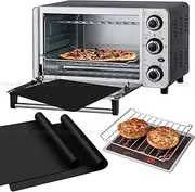 TOOLSSIDE 100% Non-Stick Toaster Oven Liner - Oven Liners for Bottom of Oven, Great Oven Mat Teflon Liner for Toaster Ovens, Dishwasher Safe, Best Oven Mat for Bottom of Oven
