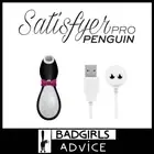 Satisfyer Penguin Air Wave Clitoris Sucking Sextoy USB Waterproof Silent Pussy