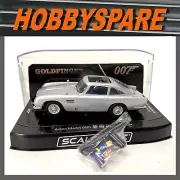 SCALEXTRIC 1/32 JAMES BOND ASTON MARTIN DB5 w EJECTOR SEAT & BANDIT SLOT CAR