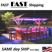 Home Cocktail or Tiki Bar Accent Lighting LED - Remote Control Color Select