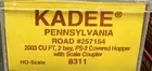 Kadee Cars HO RTR #8311 PS-2 2-Bay 2003 Cu Ft Covered Hopper PRR #257154 NIB