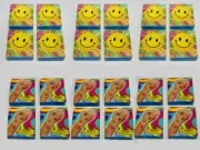 Set of 24 Mini Tattoo Boxes with 4 Mini Peace Signs Tattoos on One Sheet