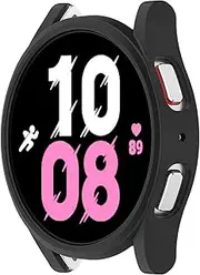 Case Cover Intended for Samsung Galaxy Watch 5 Soft TPU Cases Anti-Scratch Protector Flexible TenCloud Bumper Cover Intended for Galaxy Watch 5 (40mm, Black)