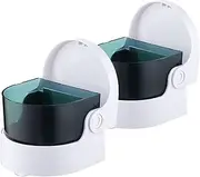 IWOWHERO Portable Jewelry Washer 2pcs Mini Jewelry Cleaner Vibration Easy-to-use Jewelry Cleaning Kit for Gold Silver Jewelry Maintenance