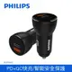 【Philips 飛利浦】DLP2521 36W Type-C PD+QC智能車充