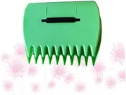 iplusmile 1Pc Garden Rake Tool Durable Handheld Leaf Rake for Efficient Lawn Cleaning Practical Gardening Accessory for Home Farm Use Yellow