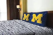The Northwest Company Michigan Wolverines Full Sheet Set