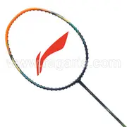 Li-Ning G-Force Superlite 3700 Carbon-Fiber Unstrung Badminton Racket with Full Cover (Navy/Orange)| For Intermediate Players