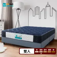 在飛比找momo購物網優惠-【Mr.BeD 倍得先生】淨海藍抗靜電釋壓獨立筒床墊(雙人)