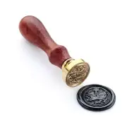Wax Sealing Stamper, Welsh Dragon Seal Stamp with Rosewood Handle, Decorating o