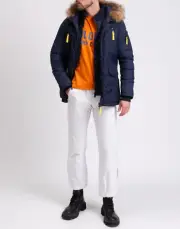 RRP€475 ALESSANDRO DELL'ACQUA Parka Jacket IT50 US40 XL Blue Hooded Zipped