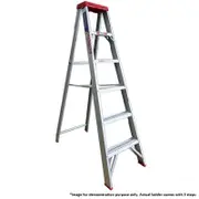Indalex Single Sided Aluminium 5 Step Ladder 1.5m