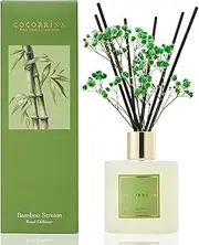 [COCORRÍNA] Reed Diffuser Sets - 200ml Bamboo Stream Diffuser with 8 Sticks Home Fragrance for Bedroom Bathroom Living Room, Home & Office Decor