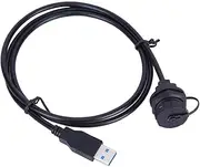 USB 3.0 Connector Meter Wire Plug Panel Mount Adapters Waterproof of Communication Equipment and Network Communication, Industrial Standard