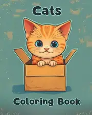 Cats Coloring Book: Simple Cats Coloring Pages For Kids Ages 1-3