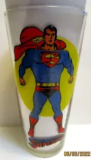 1976 PEPSI SUPER SERIES SUPERMAN PROMO GLASS **UNUSED**