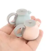 1:6 Scale DollHouse Mini Kettle Miniature Furniture Kitchen Accessories Plastic
