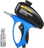 zolyet Anti-rust Sandblaster Handheld Pneumatic Sand Blast Glass bstone Sprayer Sandblasting With Small Nozzle Black & Blue