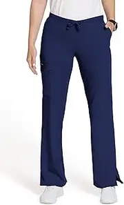 [Jockey] Women's Scrubs Scrub Pant, New Navy, Large Tall