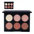 Powder Palette 6 Shades Fine Texture Portable Highlighting Contour Palette F ADS