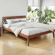 Artiss Queen Bed Frame Platform Wooden Timber Frames Beds Base with Stable Legs and Storage Space