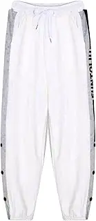 [FEESHOW] Teen Boys Jogging Pants Fleece-Lined Sweatpants Fitness Training Pants Leisure Running Pants for Outdoor