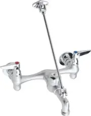 PROFLO PF1119LF 3.8 GPM Wall Mounted Widespread Commercial - Chrome