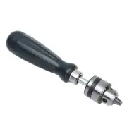 Hand Drill Carbon Steel Manual Crank Drill With Chuck Key And 5pcs Practical MG
