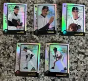 5 1998 BOWMAN CHROME INTERNATIONAL REFRACTOR ENCARNACION HIGGINSON TIGERS MINT