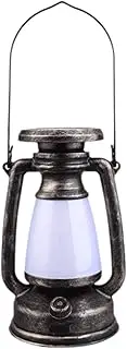 Portable Plastic Camping Lantern Outdoor Retro Camping Portable Rechargeable Camping Lantern with Hanging Ring Tent Lantern Lightweight