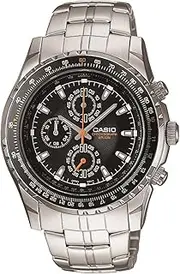 [Casio] Men's MTP4500D-1AV Slide Rule Bezel Aviator Stainless Steel Watch