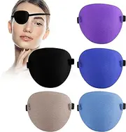 Abnaok 5PCS Eye Patch, Super Soft Eye Patches, Adjustable Medical Eye Patch for Adults and Kids, Amblyopia Lazy Eye Patches for Left or Right Eyes