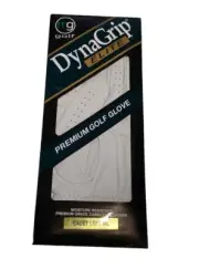 Master Grip DynaGrip Elite Premium Golf Glove Cabretta Leather Cadet Left ML WH